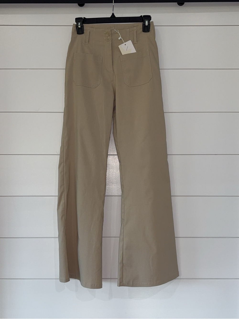 Amelie Claire High-Waist Wide Leg Pants Stretch
